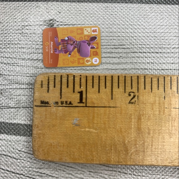 Animal Crossing Amiibo Marcie Mini NFC Card. Scan in Villager ACNH Switch - Picture 5 of 5